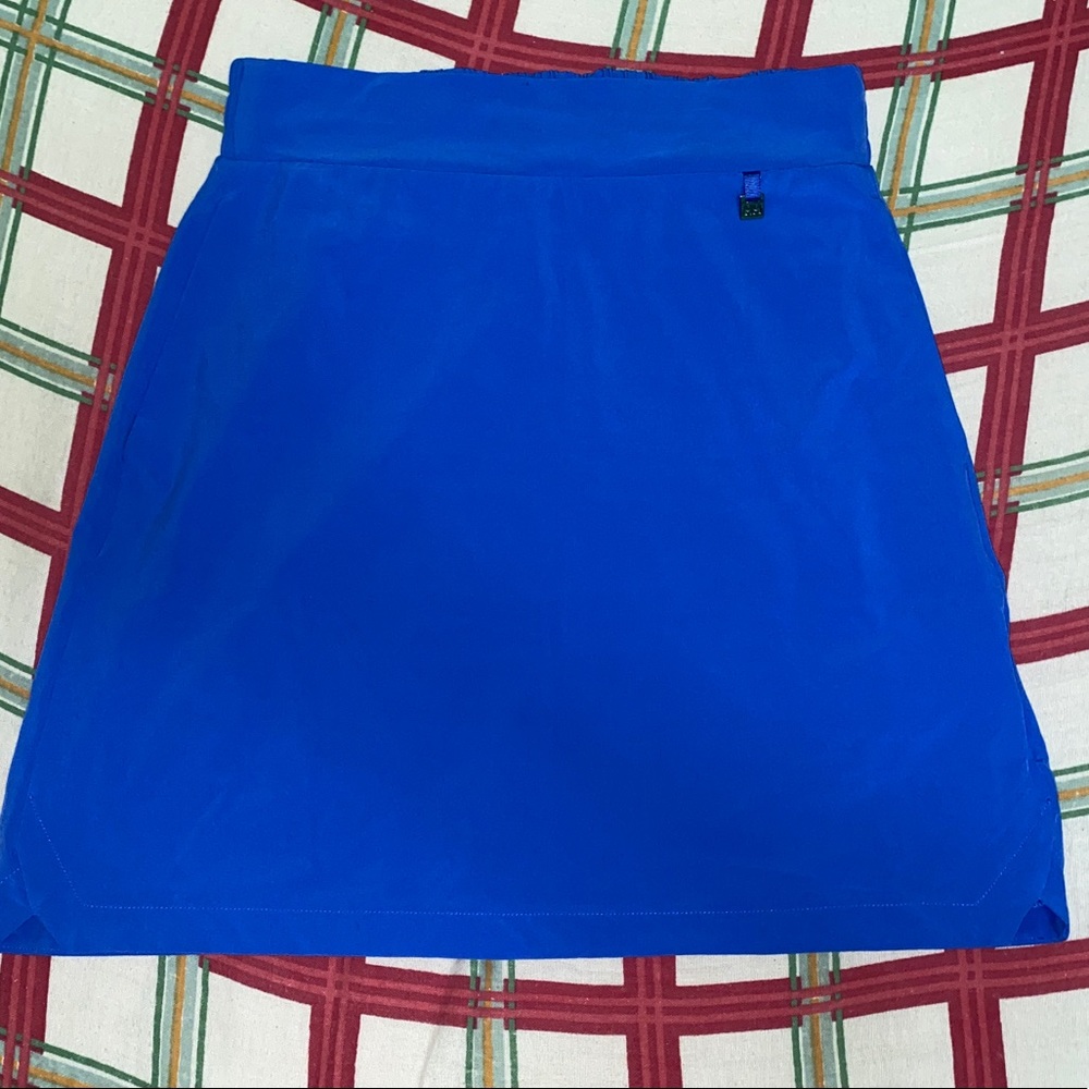 Blue golf skirt